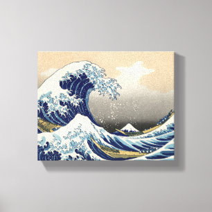 Toile Grande vague Kanagawa peinture japonaise