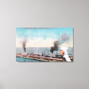 Toile Grande vue du nord de dock, solides solubles