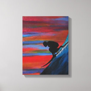 Toile Grandes vagues