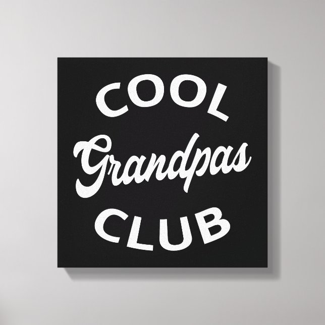 Toile Grandpas Club cool I (Recto)