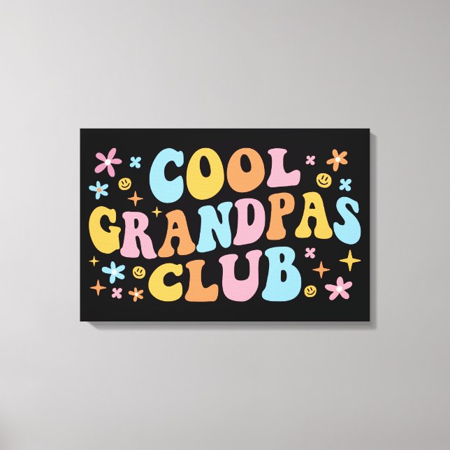 Toile Grandpas Club cool III (Recto)