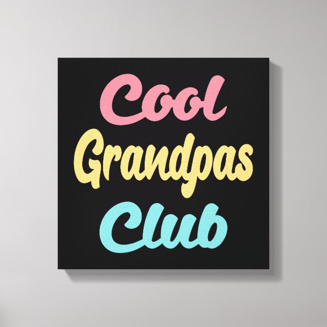 Toile Grandpas Club II cool (Recto)