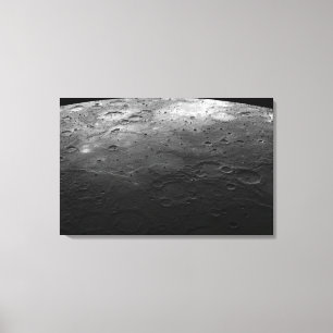 Toile Grands cratères sur la planète Mercure