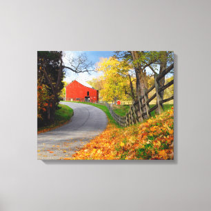 Toile Grange dans l'automne