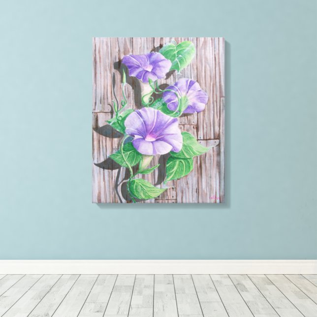 Toile Grange de Morning Glory (Insitu (Plancher de Bois))