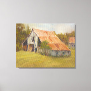 Toile Grange de toit de bidon