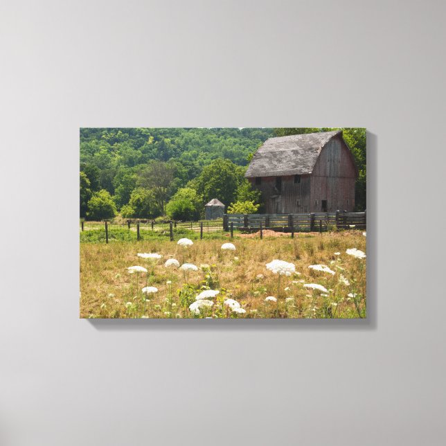 Toile Grange en bois rustique (Recto)