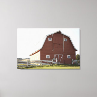 Toile Grange en paysage rural