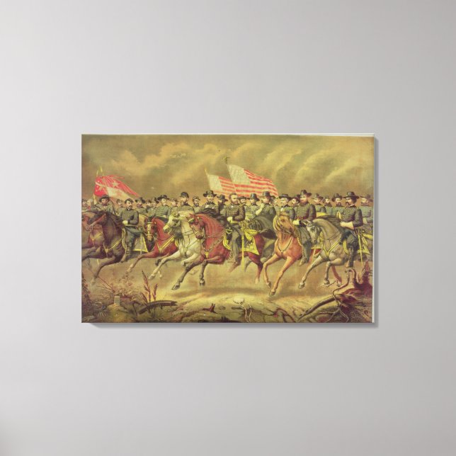 Toile Grant et ses officiers (Recto)