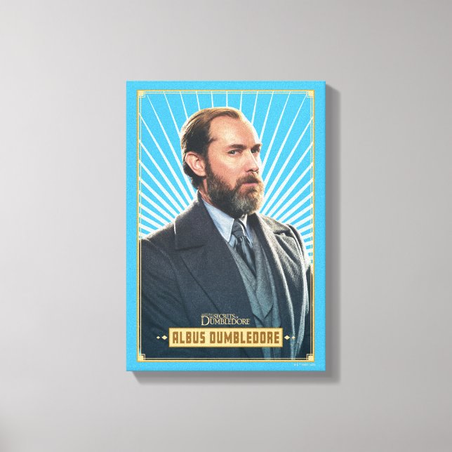 Toile Graphique de caractères Albus Dumbledore (Recto)