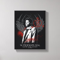 Graphique de graffiti de Castiel surnaturel