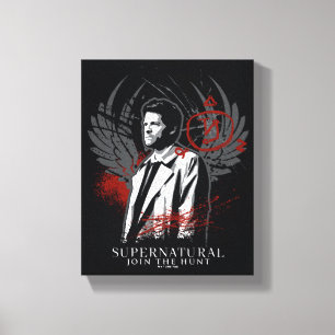 Toile Graphique de graffiti de Castiel surnaturel