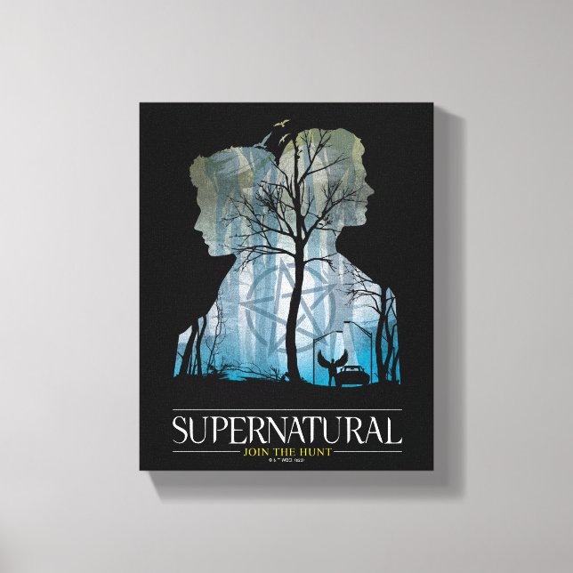 Toile Graphique de la forêt surnaturelle de Winchester B (Recto)