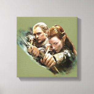 Toile Graphique de LEGOLAS GREENLEAF™ et de TAURIEL™