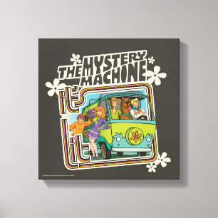 Toile Graphique de machine de mystère a Lit de