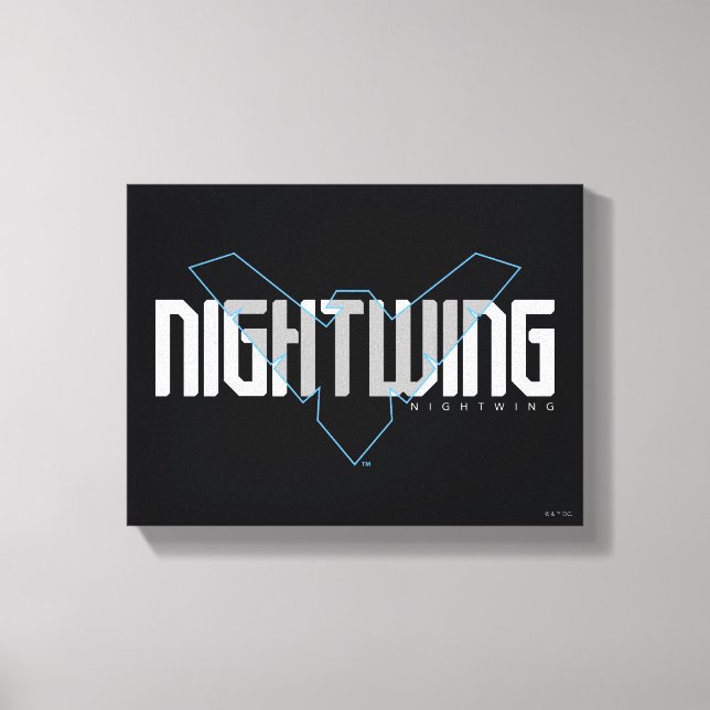 Toile Graphique de nom high-tech Nightwing (Recto)