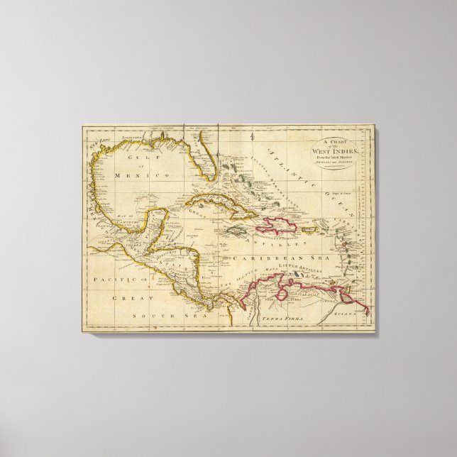 Toile Graphique des Antilles (Recto)