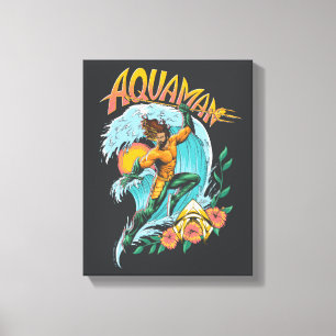 Toile Graphique du Surf de levage Aquaman et Trident