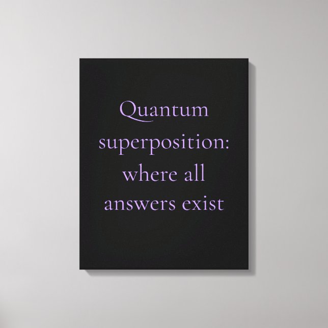 Toile Graphique Quantique Violet Obsidienne (Recto)