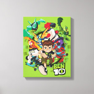 Toile Graphisme de pointe Ben 10 Aliens