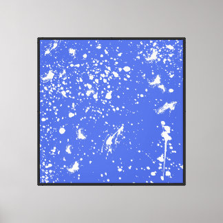Toile Graphisme de tache de peinture blanche Tache d'enc