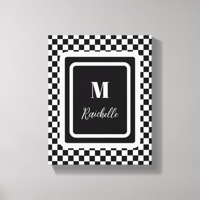 Toile Gras noir et blanc (Recto)