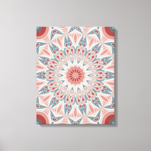 Toile Grattez moderne Kaleidoscope Mandala art fractal