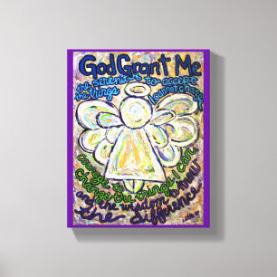 Toile Gravité Prière Ange Peinture Art Imprimer (Petite)