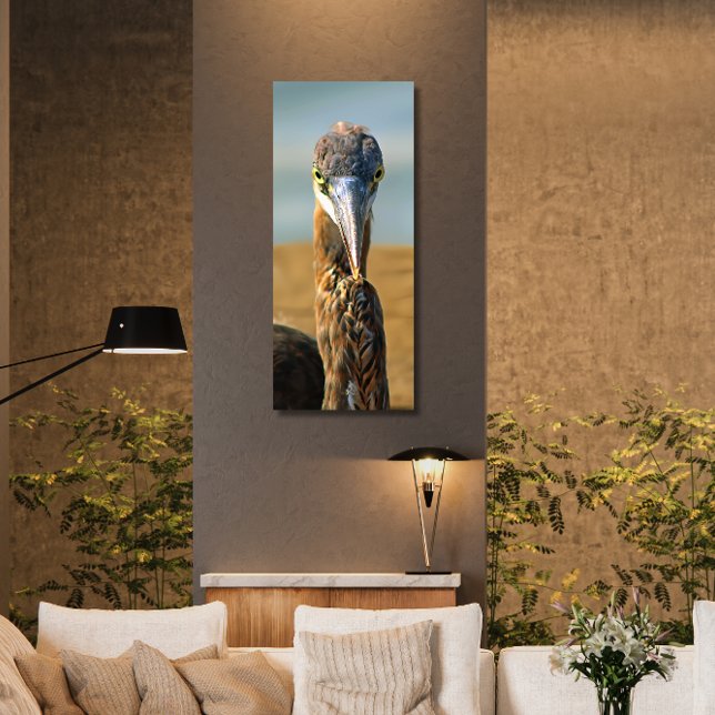 Toile Great Blue Heron - Beach Bird - Paradis - Photo (Créateur téléchargé)