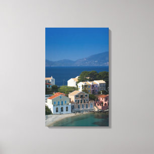 Toile GRÈCE, Îles ioniennes, KEFALONIA, Assos :