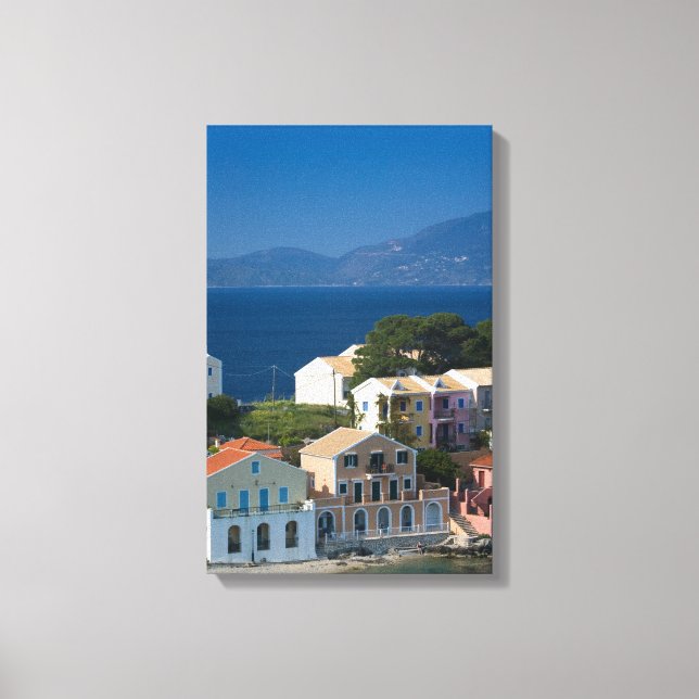 Toile GRÈCE, Îles ioniennes, KEFALONIA, Assos : (Recto)