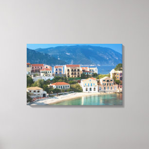 Toile GRÈCE, Îles ioniennes, KEFALONIA, Assos : 2