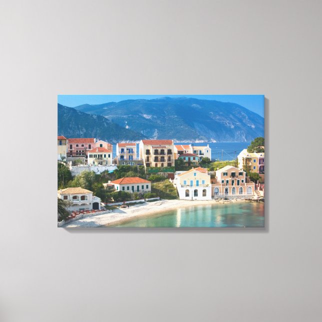 Toile GRÈCE, Îles ioniennes, KEFALONIA, Assos : 2 (Recto)