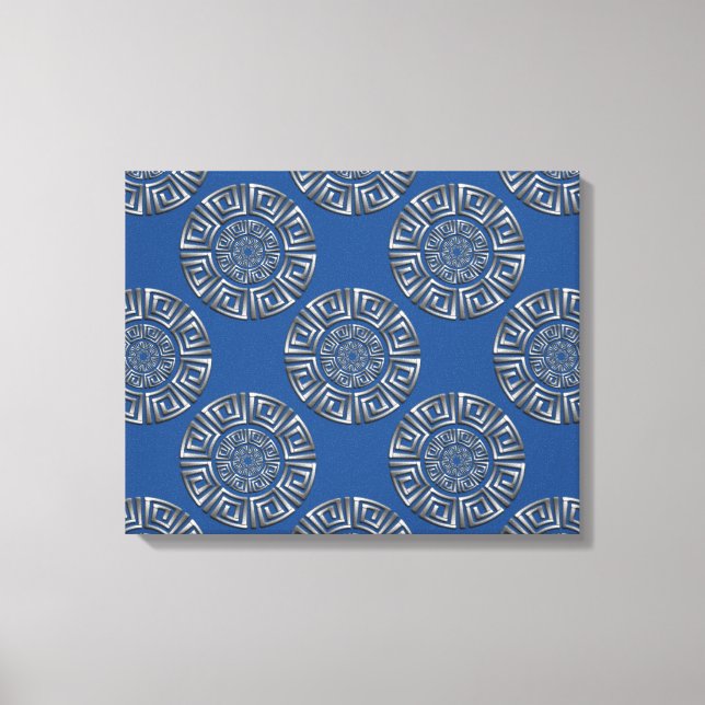 Toile Greek Circle (Recto)