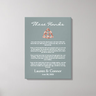 Toile Green Celtic Irlandais Vows Mariage Handfasting