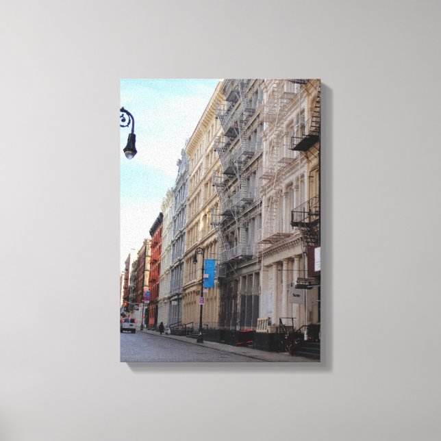 Toile Greene Street SoHo Cast Iron Architecture New York (Recto)