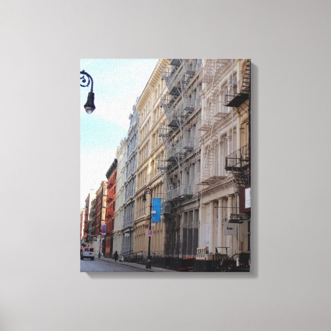 Toile Greene Street SoHo Cast Iron Architecture New York (Recto)