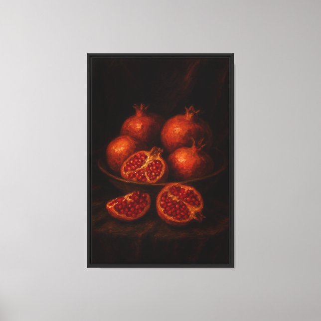 Toile Grenade sur Velvet (Recto)