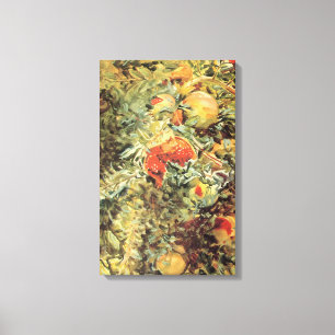 Toile Grenades II par Sargent, art vintage de jardin