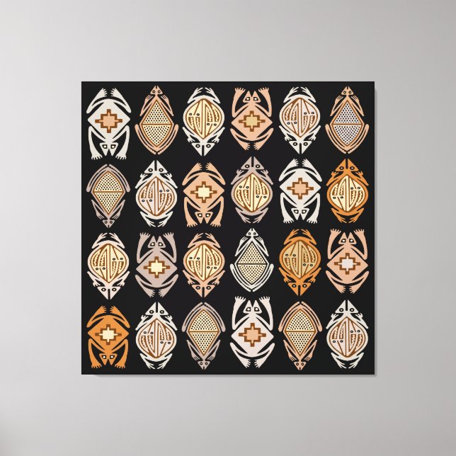 Toile Grenouilles sauteuses (Recto)