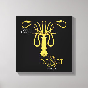 Toile Greyjoy Sigil - Nous ne semons pas