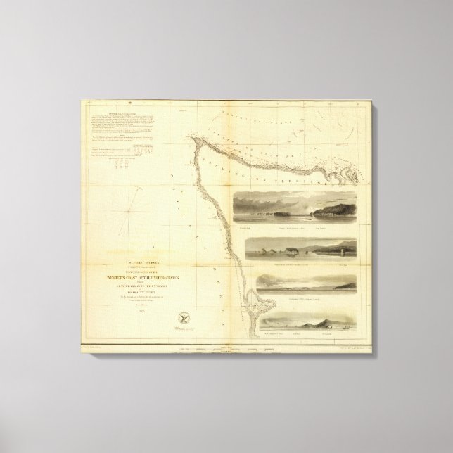 Toile Grey's Harbour Admiralty Inlet (Recto)