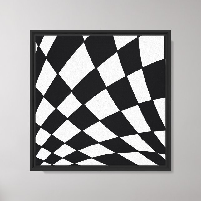 Toile Grille Courbe | Moderne (Recto)