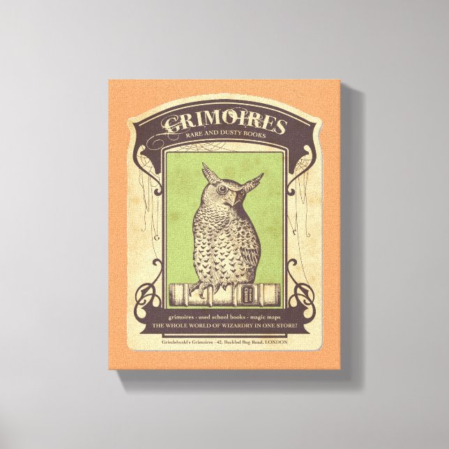 Toile Grimoires Owl (Recto)