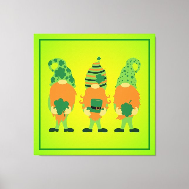 Toile Grnomes de la Saint Patrick (Recto)