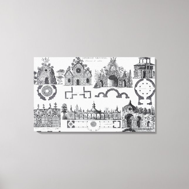 Toile Grotto de "Jardins Anglo-Chinois" de Geo (Recto)