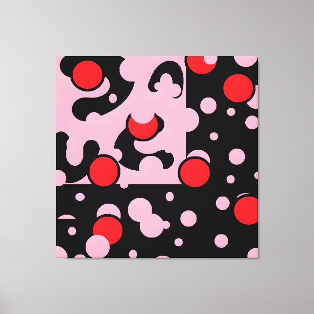 Toile Groupe de Nuages de Ballons (Recto)