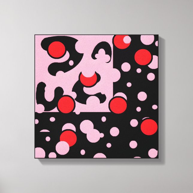 Toile Groupe de Nuages de Ballons (Recto)