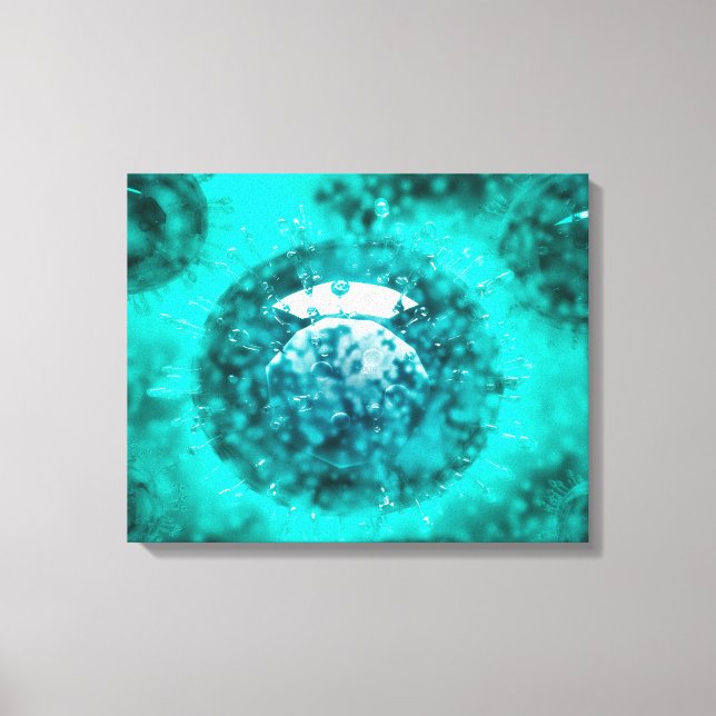 Toile Groupe De Virus H5N1 Avec Vue Glasseuse 2 (Recto)