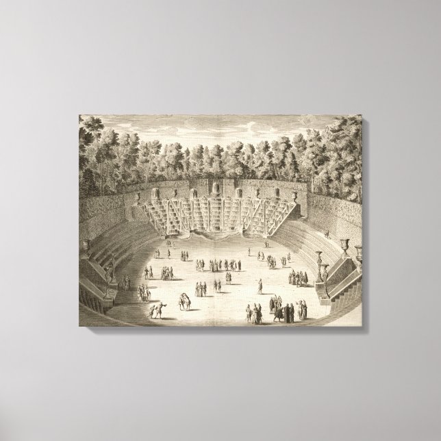 Toile Grove de la Salle du Bal, Versailles, de 'Les P (Recto)